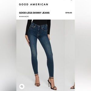 Good American Blue Skinny Jeans